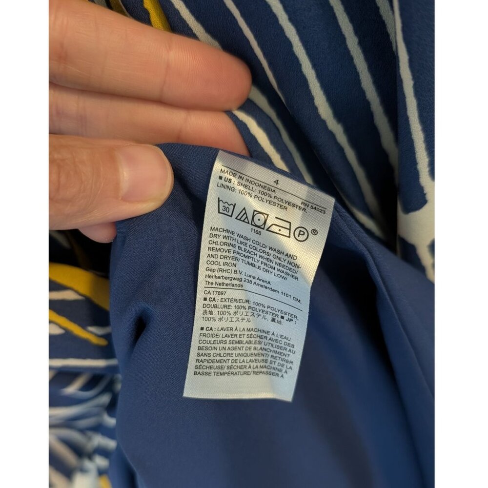 Banana Republic Factory Geometric Empire-Waist Midi Dress - Picture 7 of 9